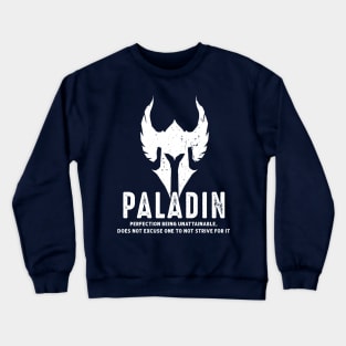 Funny Paladin Gamer D20 Dice Dungeon Dragons Gaming Gift Crewneck Sweatshirt